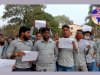 परीक्षा रद्द करने के लिए स्नातक के विद्यार्थीयो का आंदोलन