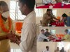 दुगनी पुलिस केंद्र में पुलिस कर्मियों का विदाई समारोह 