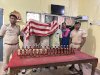 आबकारी  विभाग  ने अंग्रेजी शराब  बरामद कर तीन पर चलाया मुकदमा 