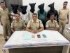 30 ग्राम प्रतिबंधित हेरोइन के साथ पाँच गिरफ्तार 