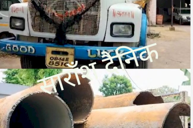 चोरी के ट्रक के साथ गैस कटर जब्त एक गिरफ्तार 