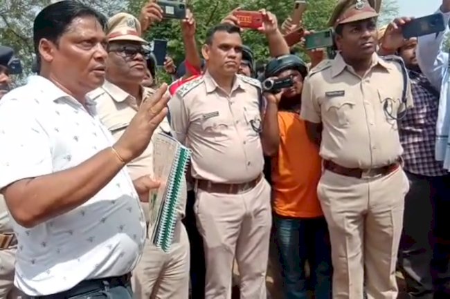 भूमी अधिग्रहण का पुरजोर बिरोध 