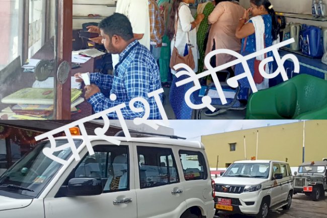 प्रेट्रोलपंप पर प्रशासन का छापा 