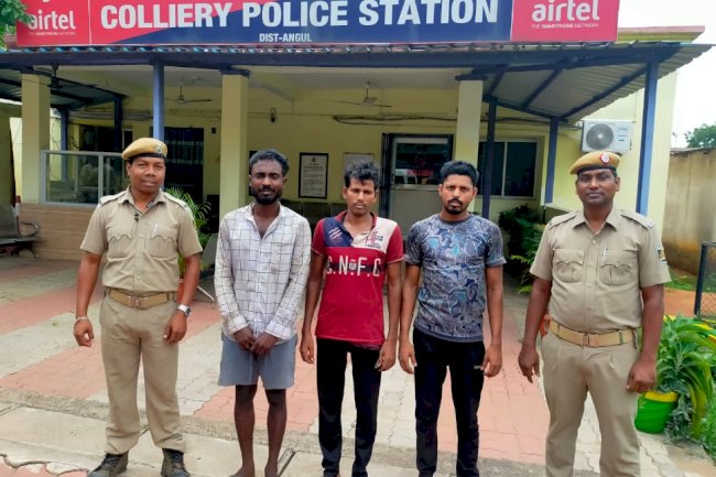 नकली कागज़ात दिखाकर कोयला लेने गए ट्रक के साथ तीन गिरफ्तार 
