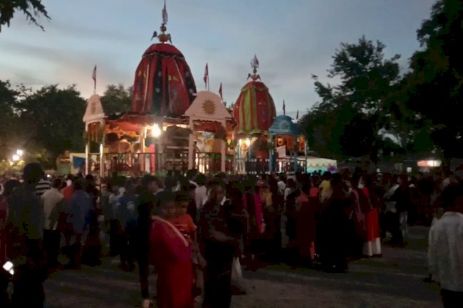 पुलिसप्रशासन व सामाजिक संगठनों के सहयोग से शांतिपूर्ण रही रथयात्रा 