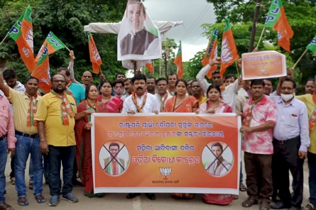 राष्ट्रपति उम्मीदवार पर कटु टिप्पणी से नाराज भाजपा 