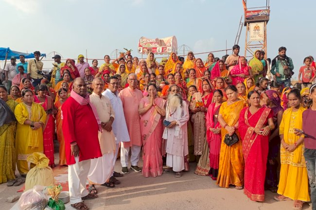 शक्ति वाहिनी ने  रजत जयंती पर निकाली भव्य कलश यात्रा