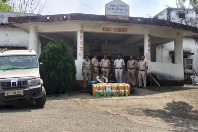 540 लीटर अवैध डीजल के साथ एक गिरफ्तार 