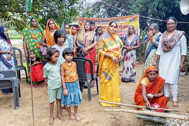बडी़ माता मंदिर में मनाई गई दुर्गा अष्टमी