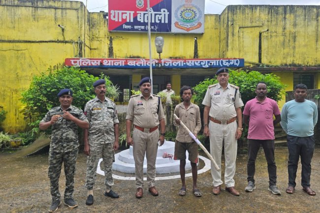 हत्या का आरोपी पुलिस की गिरफ्त में