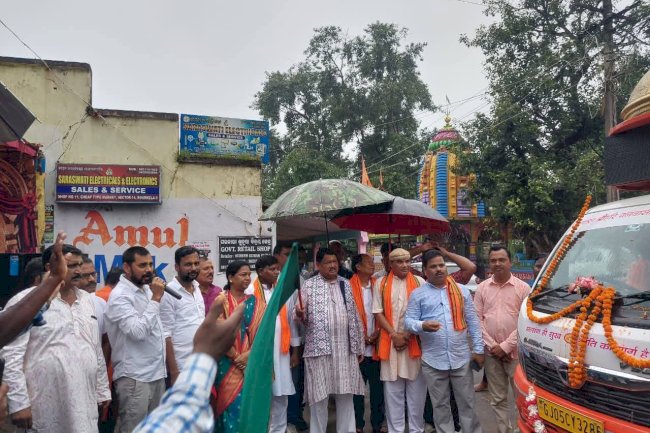 540 गाँवो तक पहुंचेगी एकल अभियान का श्रीहरी मंदिर रथ  