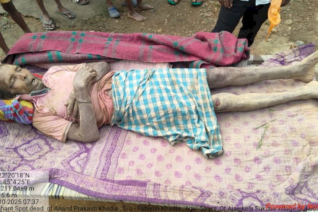 हाथी के हमले से 56 वर्षीय बृद्ध की मौत