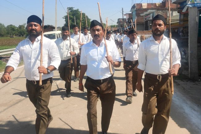 शताब्दी वर्ष पर आरएसएस का भव्य पथ संचालन 