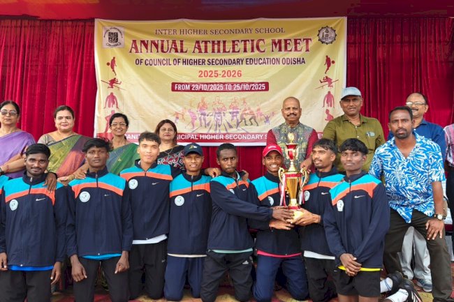 उच्चतर माध्यमिक शिक्षा परिषद ओडिशा वार्षिक एथलेटिक मीट का समापन