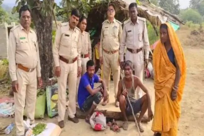 कोरबा में बारूद और करंट से जंगली सूअर का शिकार पांच गिरफ्तार दो फरार