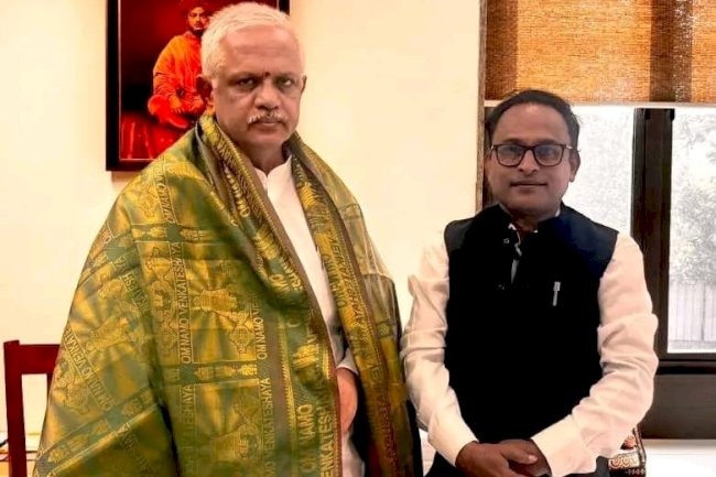 सुबीर पाल ने की बीएल संतोष से सौजन्य भेंट
