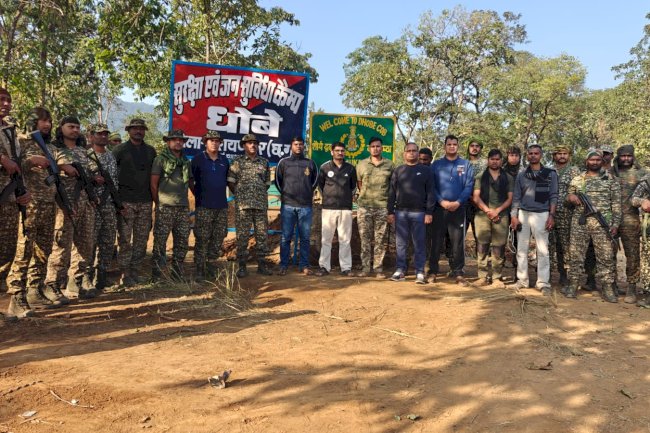 नक्सल मुक्त अबूझमाड़ की दिशा में एक साल के भीतर 17वां कैम्प