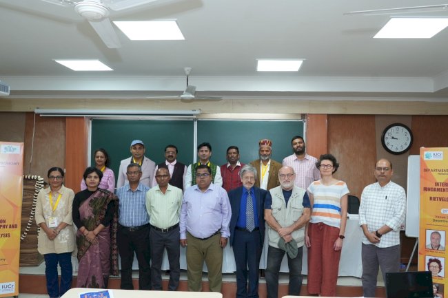 क्रिस्टलोग्राफी और रीटवेल्ड रिफाइनमेंट एनालिसिस पर छह दिवसीय वर्कशॉप का उद्घाटन