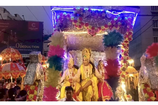राउरकेला में निकाली रामनवमी की भव्य शोभायात्रा