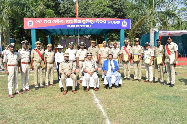 91वां ओडिशा पुलिस स्थापना दिवस मनाई गई