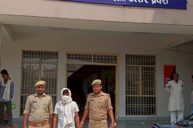अपहृता को बहला फुसलाकर भगाने में सहयोग करने वाला एक वांछित अभियुक्त गिरफ्तार